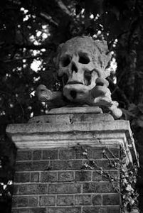 Deptford, St. Nicholas Church, Skull, Portrait