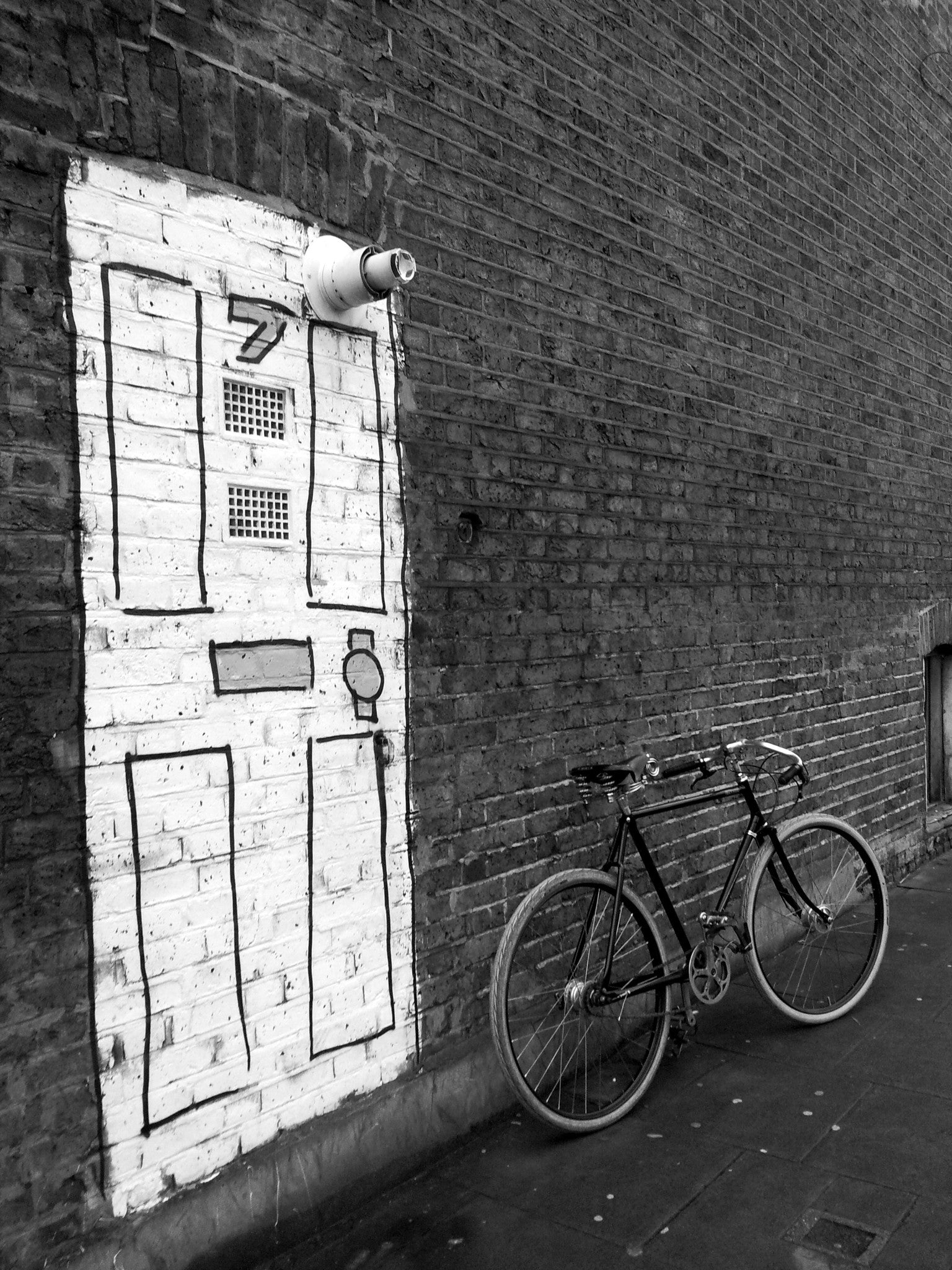 Secret Door, Amersham Road, New Cross, B&W