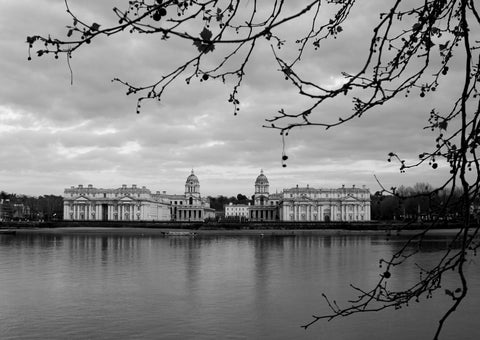 Naval College and Queens House, Greenwich, B&W