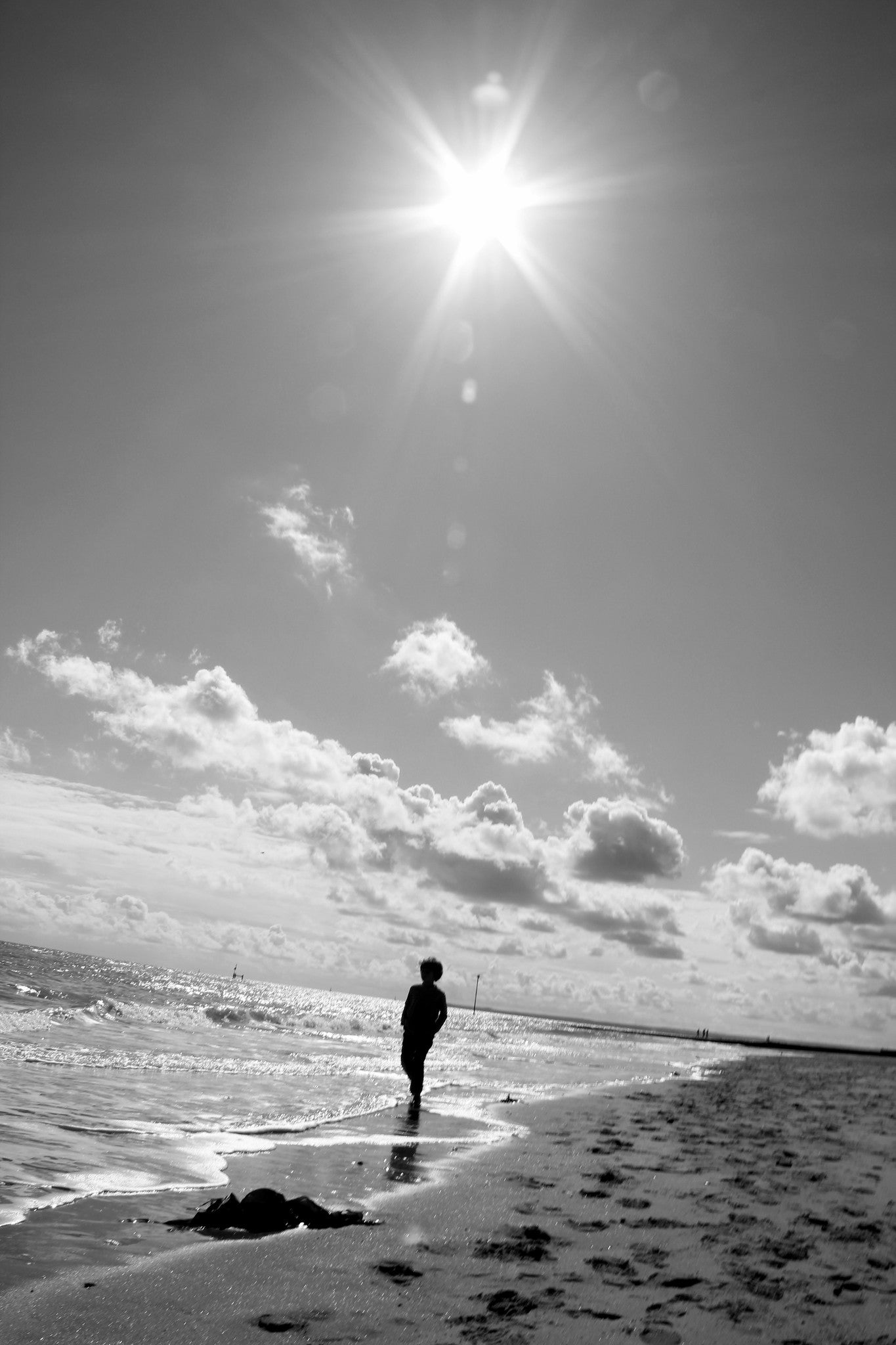 Ramsgate Boy Walking on Beach