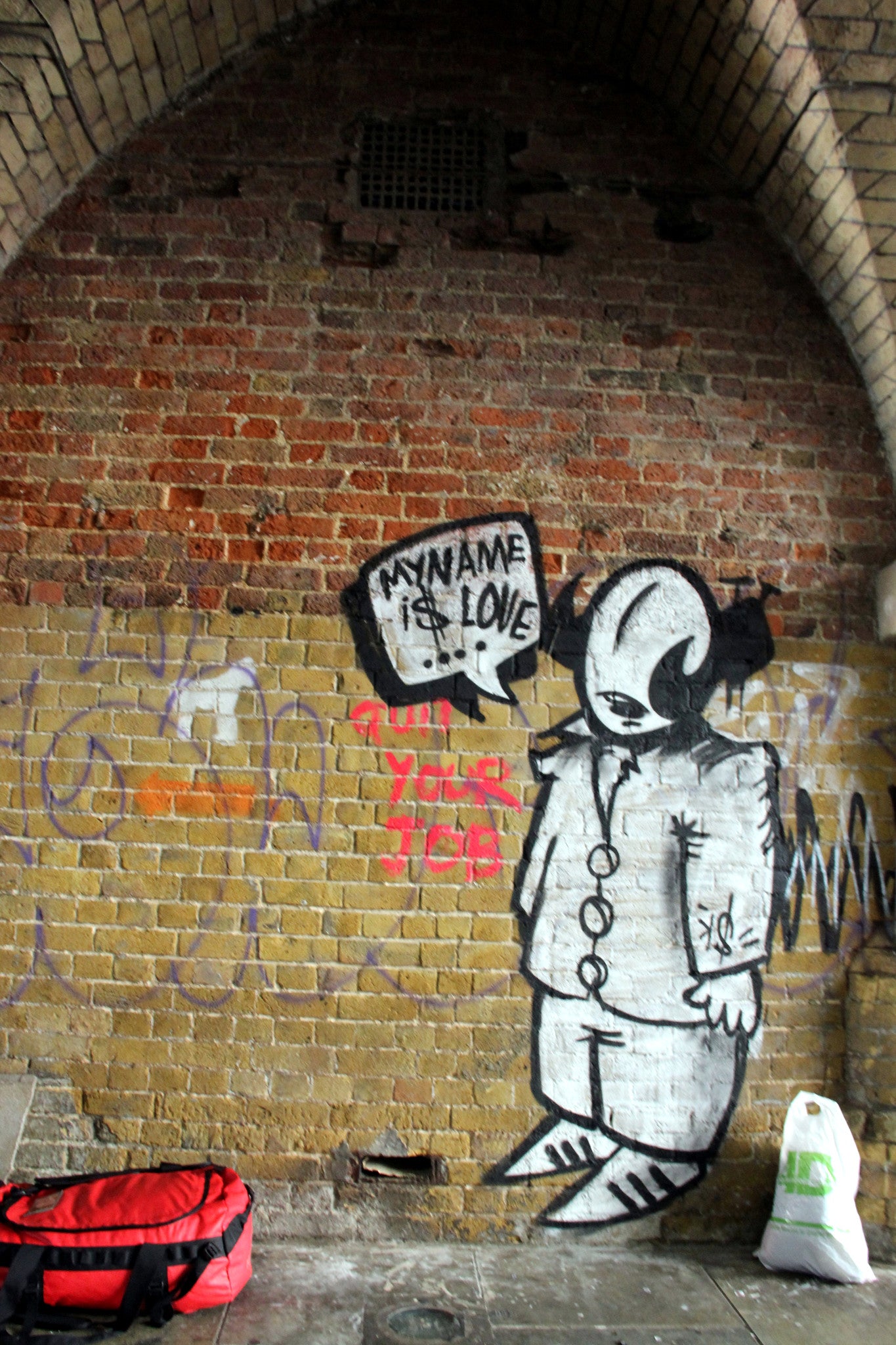 Braithwaite Street Tunnel Graffiti, Shoreditch