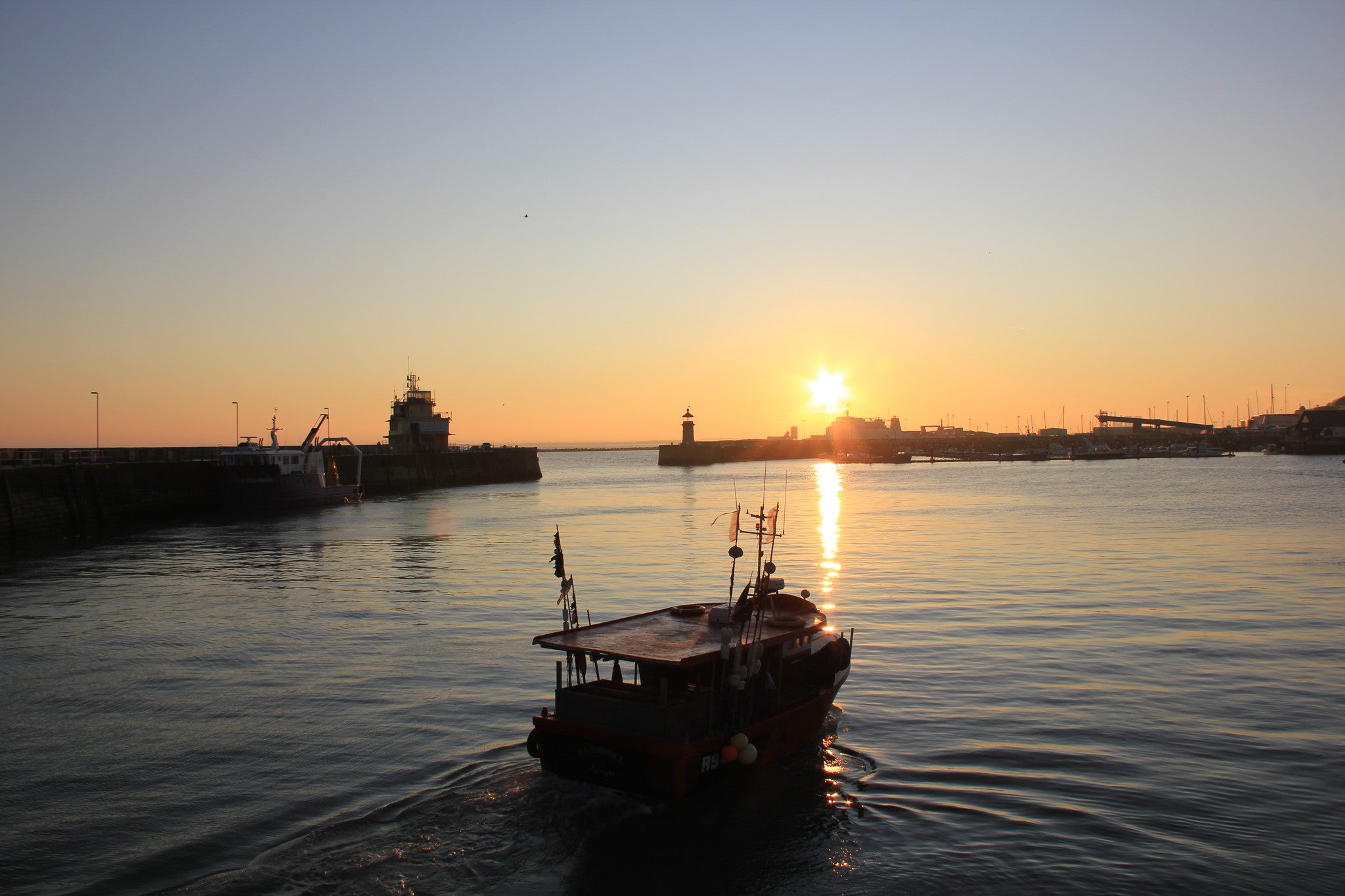 Ramsgate Harbour at Sunset